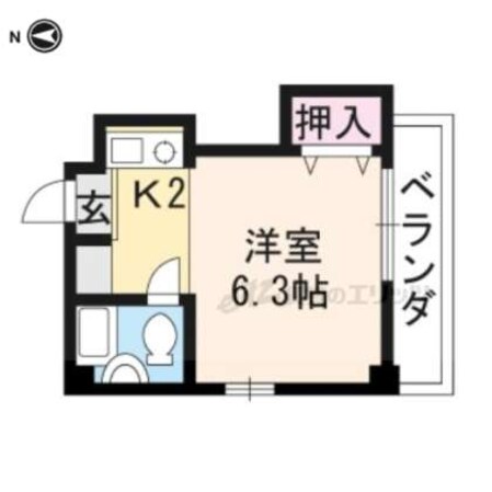 ラルン柏野の物件間取画像